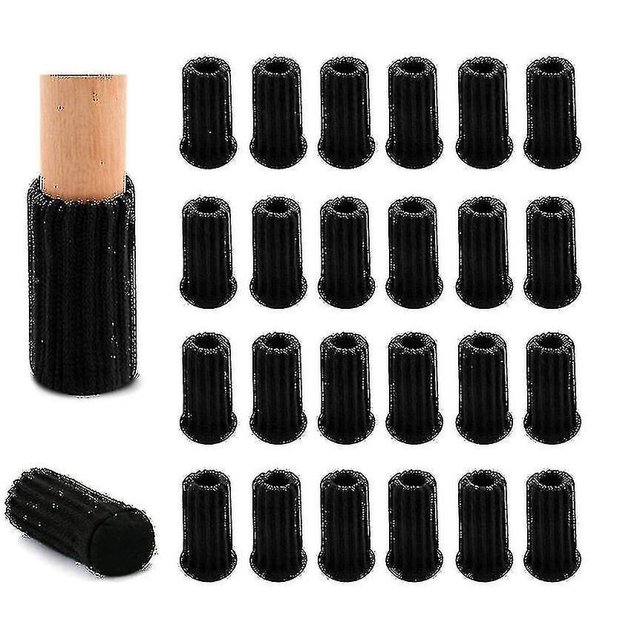 Paquete de 16 protectores para patas de silla - Calcetines tejidos para muebles -