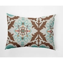 E by Design Bombay Medallion Indoor/Outdoor Lumbar Throw Pillow