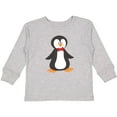 thumbnail image 3 of Inktastic Cute Penguin, Little Penguin, Penguin with Bow Tie Boys or Girls Long Sleeve Toddler T-Shirt, 3 of 5