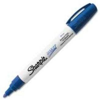 Sharpie Sanford Permanent Markers Chisel Tip Blue 1/Pk 38203