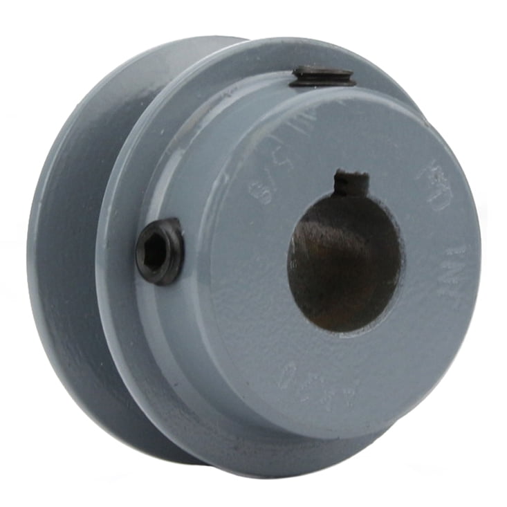 Pick Bore Details about   2.5" Cast Iron Shaft Pulley Sheave Single 1 Groove V Style A Belt 