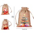 thumbnail image 3 of SUSHANG Christmas Burlap Bag Set with Drawstring Advent Calendar Small Cloth Bags for Holiday Decoration Perfect Christmas Gift Bags for Candy and Small Gifts and Material a Festive to Any Home Ideal, 3 of 7