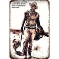 thumbnail image 1 of Letrero Hojalata Metal Courage Pintura Hierro Rectangular Pared para El Y Bar 20x30cm, 1 of 9
