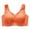 Orange, variant on Utoimkio Sports Bras for Women Women's Seamless Lace Latex Sports Bras Comfortable Breathable Base Top Underwear