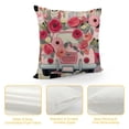 thumbnail image 4 of JEUXUS Valentines Pillow Covers Black Buffalo Plaid Truck Floral for Valentines Day Decor Outdoor Valentine Decorative Throw Pillows Cushion Case Decorations for Couch, 4 of 5