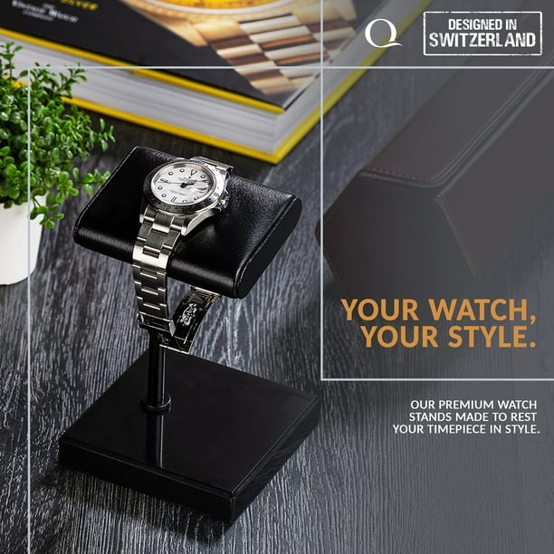 Soporte de reloj QWATCHBANDS hecho a mano en piel de Napa it