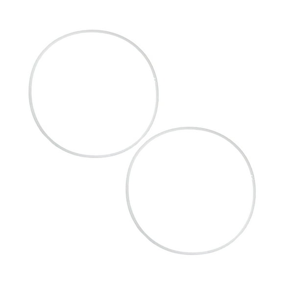 Advancent Junta de goma de protección de suelo duradera y de alto rendimiento, 2 pack/lote, para taburete de Bar, versátil Decoración del hogar blanco 45cm