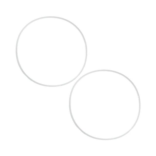 ZheElen 2pcs/set Easy To Install Rubber Gasket For Bar Stool Floor Protection Reliable white 45cm 1Set