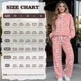 thumbnail image 5 of Renewold Valentine's Day Track Suits for Women Set Includes Drawstring Wide Leg Pants and Pullover 2 Piece Outfits Tracksuit Lounge Sets Petite for Women, Hamster Heart Star Print Pink, XS, 5 of 7