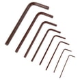 thumbnail image 1 of Lefu High Hardness Eight-piece Set Hex Key Wrench Hand Tool Parts Precision Components 33-73mm 8pcs/set Alloy Steel, 1 of 10