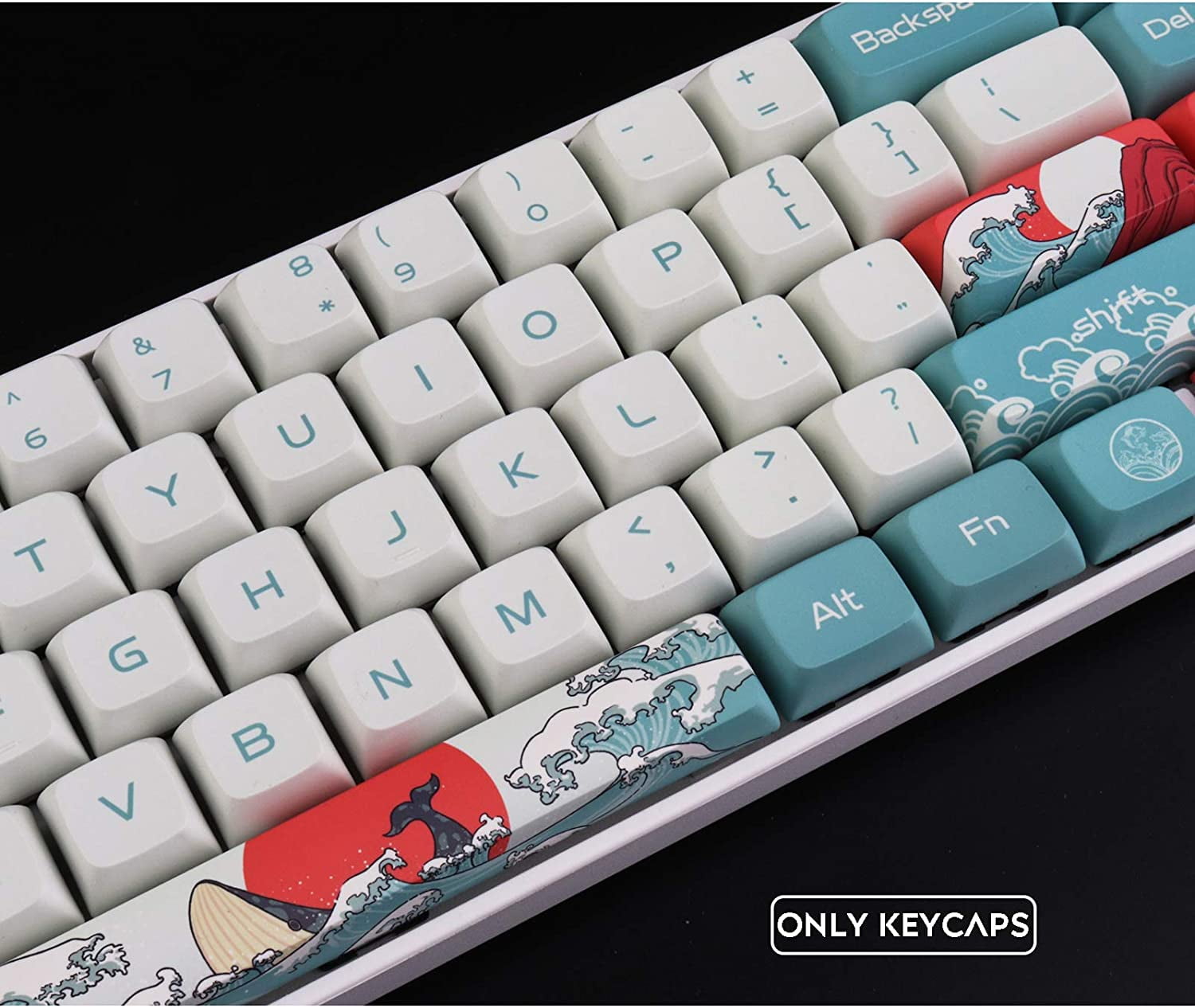 -Old Solarium 6.25U Space Keycap Color : A Keyboard keycaps PBT Space Mechanical Keyboard Cover DIY Keycap 
