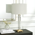 thumbnail image 3 of Uttermost Crystal Column Table Lamp in Antique Brass, 3 of 6