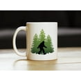 thumbnail image 2 of Bigfoot Coffee Mug - Funny Bigfoot Gifts for Sasquatch Enthusiasts - 11oz White Ceramic Mug, 2 of 4