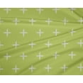 thumbnail image 4 of oneOone Polyester Lycra Fabric Plus Sign Kasuri Decor Fabric Printed BTY 56 Inch Wide, 4 of 4