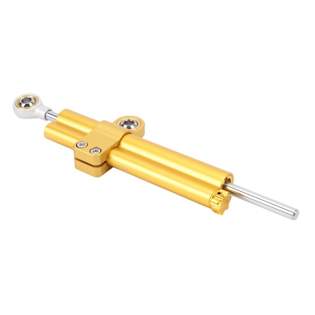 Motorcycle Steering Stabilizer, Motorcycle Steering Damper Stabilizer Adjustable Enhances Stability Increases Safety Universal Fit for Motorbikes