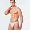 thumbnail image 3 of Men's Summer Cool Sports Print Beach Shorts Fashion Triangle Swim Trunks for Swimming, 3 of 4