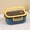 Blue, variant on 1200ml Double-Layer Compartment Bento Box, Microwave Safe Leakproof Sealed Plastic Lunch Box, Portable Handheld Food Container for Home Office Workers Daily Meal Prep