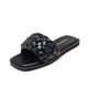 thumbnail image 1 of Sandalia DREAM PAIRS SDSS2212W Negra Trenzada Tipo Slide Talla 8, 1 of 5