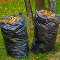 thumbnail image 2 of 55 Gallon Trash Bags (60 Count), Black Heavy Duty Outdoor Garbage Bags, with Tying Ropes, 2 of 6