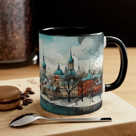 

Accent Coffee Mug 11oz Christmas Holiday City