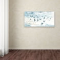 thumbnail image 3 of Lisa Audit 'Indigold XIII with Script' Canvas Art, 3 of 3
