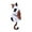 D, variant on for Pendulum Wall Clock with Moving Tail Whimsical Funny Wall Clocks for Home Apartment Cafe Gift