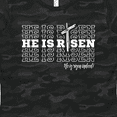 thumbnail image 4 of Inktastic He is Risen Mirror Words Women's T-Shirt, 4 of 5