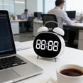 thumbnail image 1 of shyuyusa Small Silent Desktop Clock, Compact Bedroom Time Tool, Minimalist Decorative Timepiece for Indoor Household Rest Area, 1 of 6