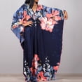 thumbnail image 2 of Women’s Kaftan Beach Cover Up Dress Plus Size Summer Swimsuit Loungewear Maxi Dress, 2 of 11