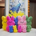 thumbnail image 5 of Conejito de peluche Peeps de 38 cm y 15 cm, conejo Peep, juguetes de Pascua, muñeco de peluche de simulación para niños, almohada suave, regalos, juguete para niña, 5 of 5