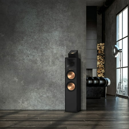 Klipsch - Reference Series 4" 100-Watt Passive 2-Way Height Channel Speakers (Pair) - Black