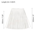 thumbnail image 2 of Unique Bargains 2 Yards 8 Inch Faux Leather Fringe Trim Tassel Fringe for Sewing, Beige, 2 of 6