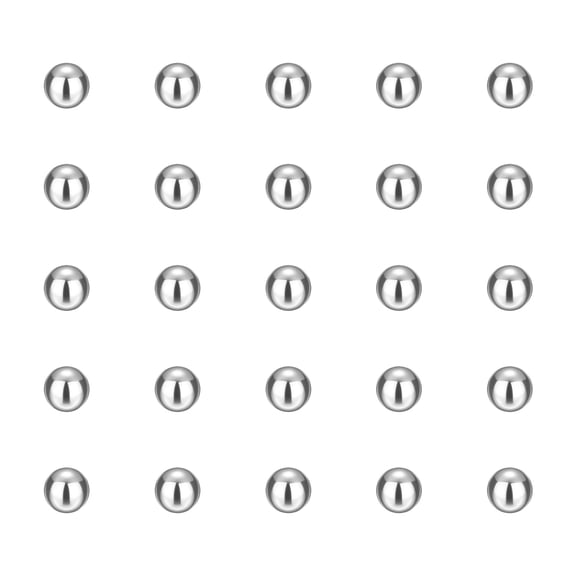 200 Pack Precision Balls 5/32" Diameter G100 Solid Chrome Steel Bearing Balls for Ball Bearing, Machinery, Automotive, and DIY