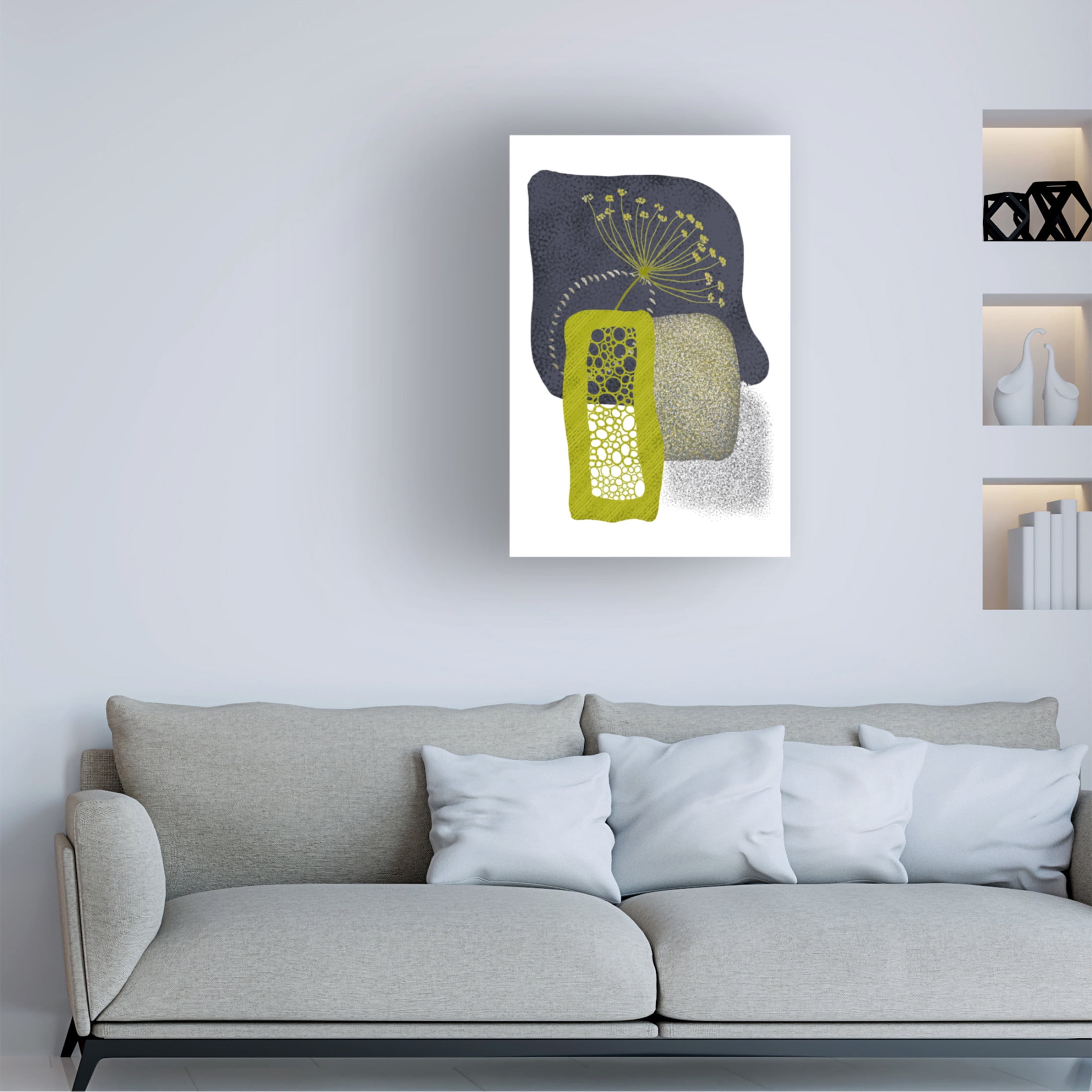 Trademark Fine Art Sally Ann Moss Love of Form 4 Canvas Wall Art