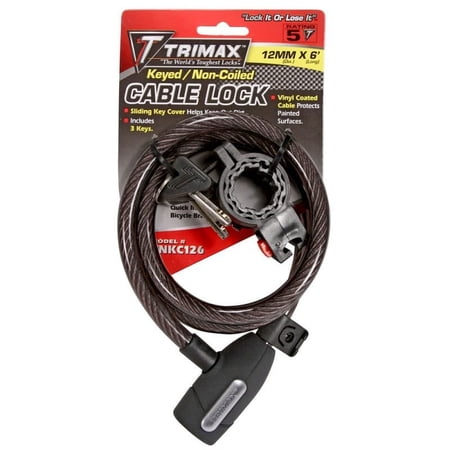 Trimax TNKC126 Non-Coiled Cable Lock with Quick Release Bracket price history on PriceWatchPro