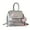 Silver With Pendant, variant on Fluffy Cow Pattern Tote Handbag - Soft Faux Fur, Vintage Y2K Inspired, Spacious Interior, Stylish Shoulder Bag for Women - Perfect for Daily Use, Casual Outings, and Fashion Statements