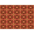 thumbnail image 1 of Ahgly Company Indoor Rectangle Patterned Orange Red Orange Area Rugs, 5' x 8', 1 of 6