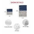 thumbnail image 7 of Navy Blue Striped Kitchen Dish Towels for Drying Dishes Set of 4, Farmhouse Stripes Modern Abstract Art Waffle Weave Microfiber Hand Tea Bathroom Towels Quick Dry & Absorbent Towel 12x12, 7 of 7