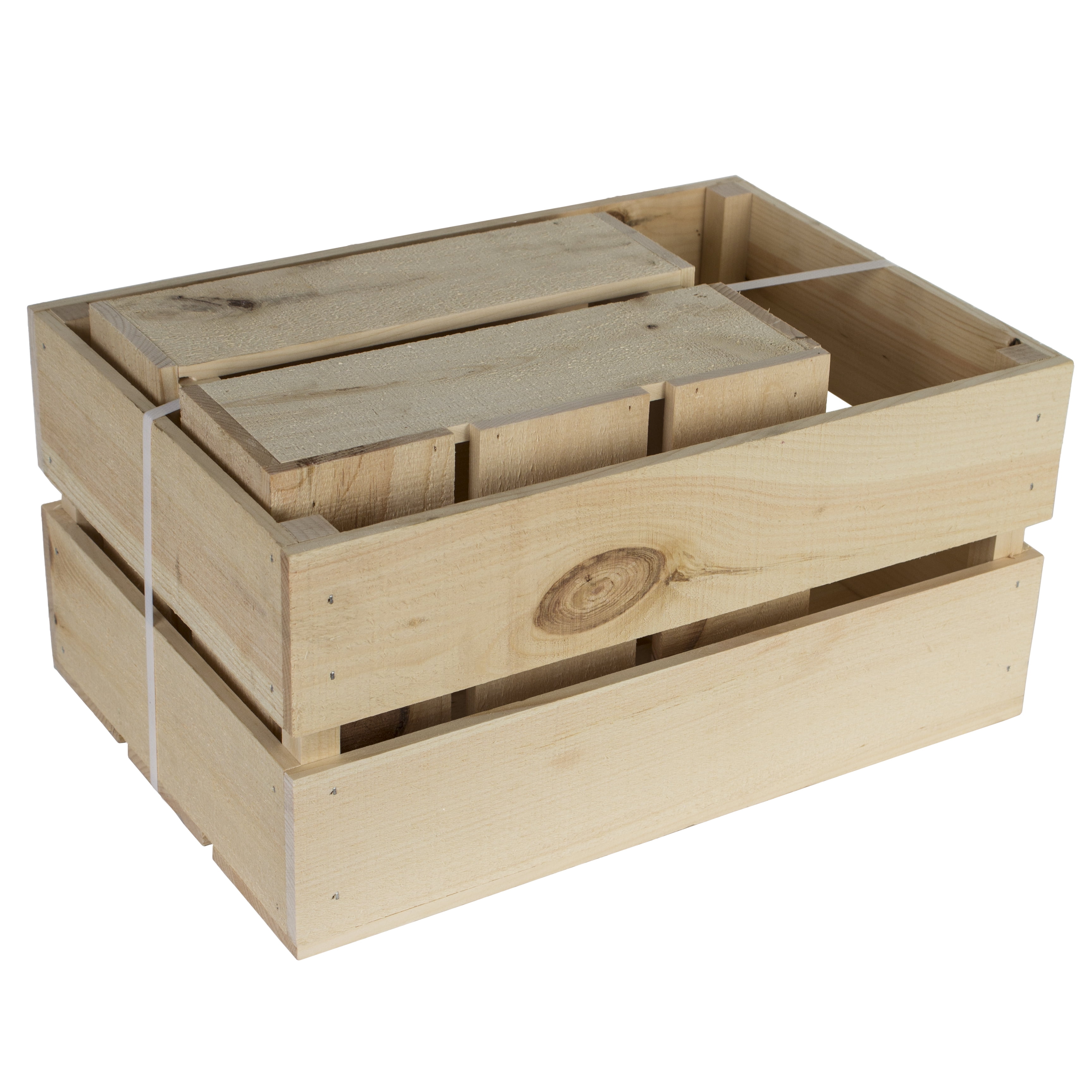 Walnut Hollow 41306 Rustic Crate, 2 Piece Set - Walmart.com