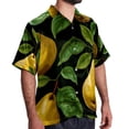thumbnail image 2 of pear Men's Casual Hawaiian Button Down Short Sleeve Summer Beach Printed Shirt, 2 of 6