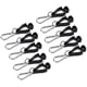 thumbnail image 1 of Zhuge 10 piezas de soporte de clip para guantes, clip de seguridad para guantes de trabajo, color negro, 1 of 4