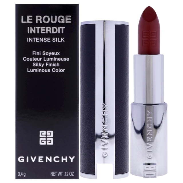 Lápiz labial Le Rouge Interdit Intense Silk 227 Rouge Infuse Givenchy para mujeres 0,12 oz