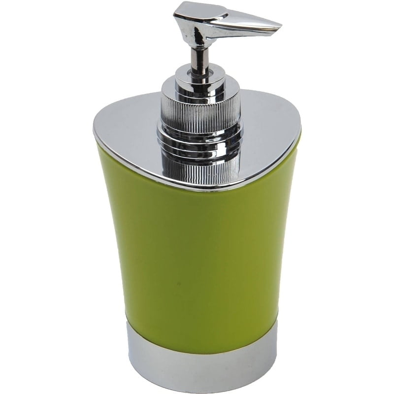 Bath Soap and Lotion Dispenser Chrome Parts Lime Green