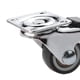 thumbnail image 5 of Ruedas giratorias con freno para carrito, muebles y banco de trabajo, duraderas. 1 pulgada, 5 of 9