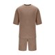 thumbnail image 1 of Camiseta de Manga Corta Casual Sólido Cuello Redondo Superior Y Pantalones Traje Conjunto, Traje de Moda de Poliéster para Hombres, Lavado de Manos Primavera Verano, 1 of 4