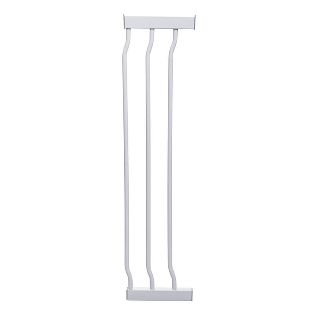 Extensión de puerta de seguridad para bebés Dreambaby Ava y Liberty White