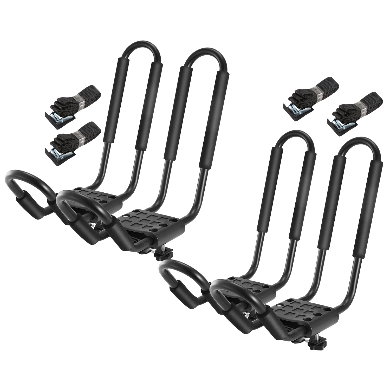 iMountek 2 Pairs Universal JBar Kayak Carrier Car Top Mount Carrier