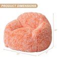 thumbnail image 3 of QinaQin Sillón puff grande para adultos con relleno de espuma, ultra suave y cómodo, ideal para sala, recámara, lectura y momentos de descanso, 3 of 7