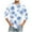 Blue, variant on Mens Three Quarter Length Sleeve Shirts Casual Summer Vacation Shirt for Men Trendy Palm Tree Graphic Tee Crewneck 3/4 Sleeve Tops Yellow XL