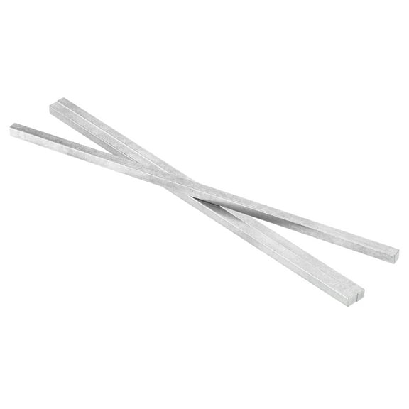 Uxcell 3 Pcs Steel Bar, 5/16" Height x 5/16" Width x 12" Length Square Steel Key Stock Cold-Drawn Steel Bars Precision Key Stock Square Steel Bar